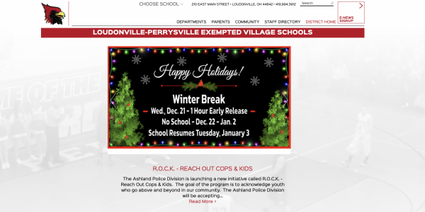 LP Schools Website Screenshot
