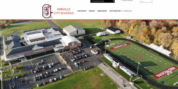 Orrville Website Screenshot