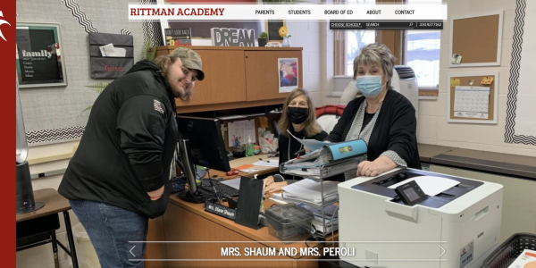 Rittman Academy Website Screenshot
